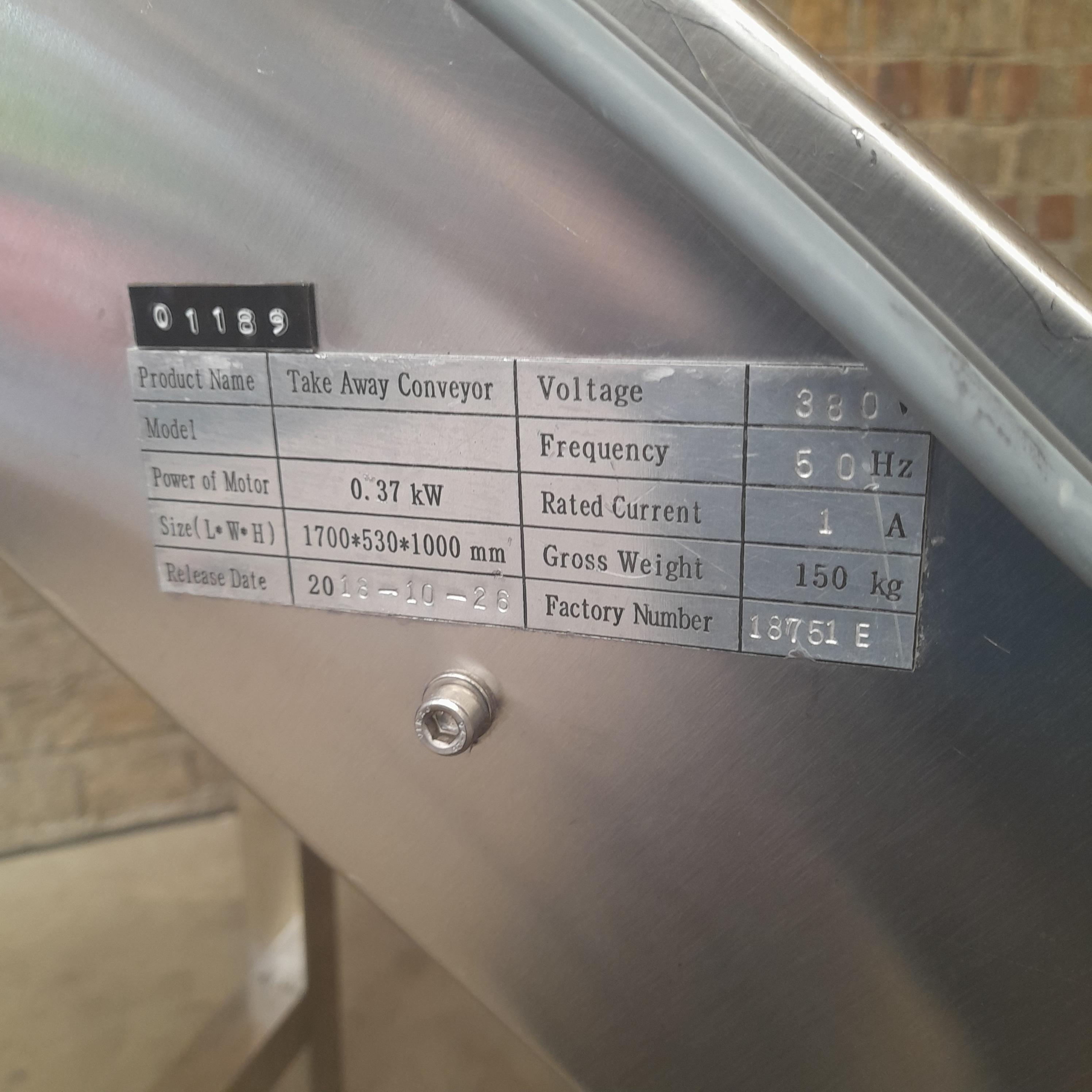 Used Outfeed Conveyor