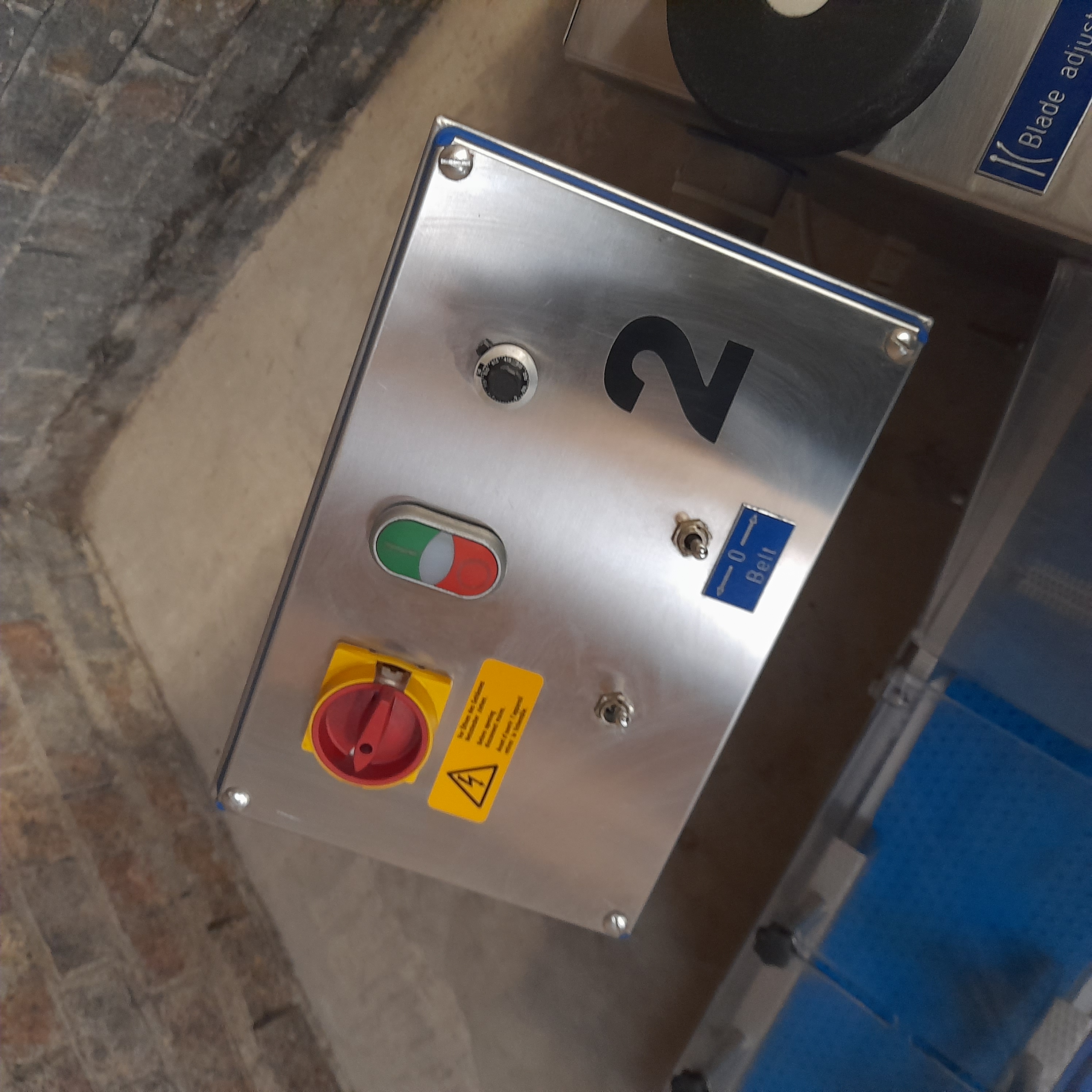 Used Krumbein  BBS-VE Bun & Roll Slicer