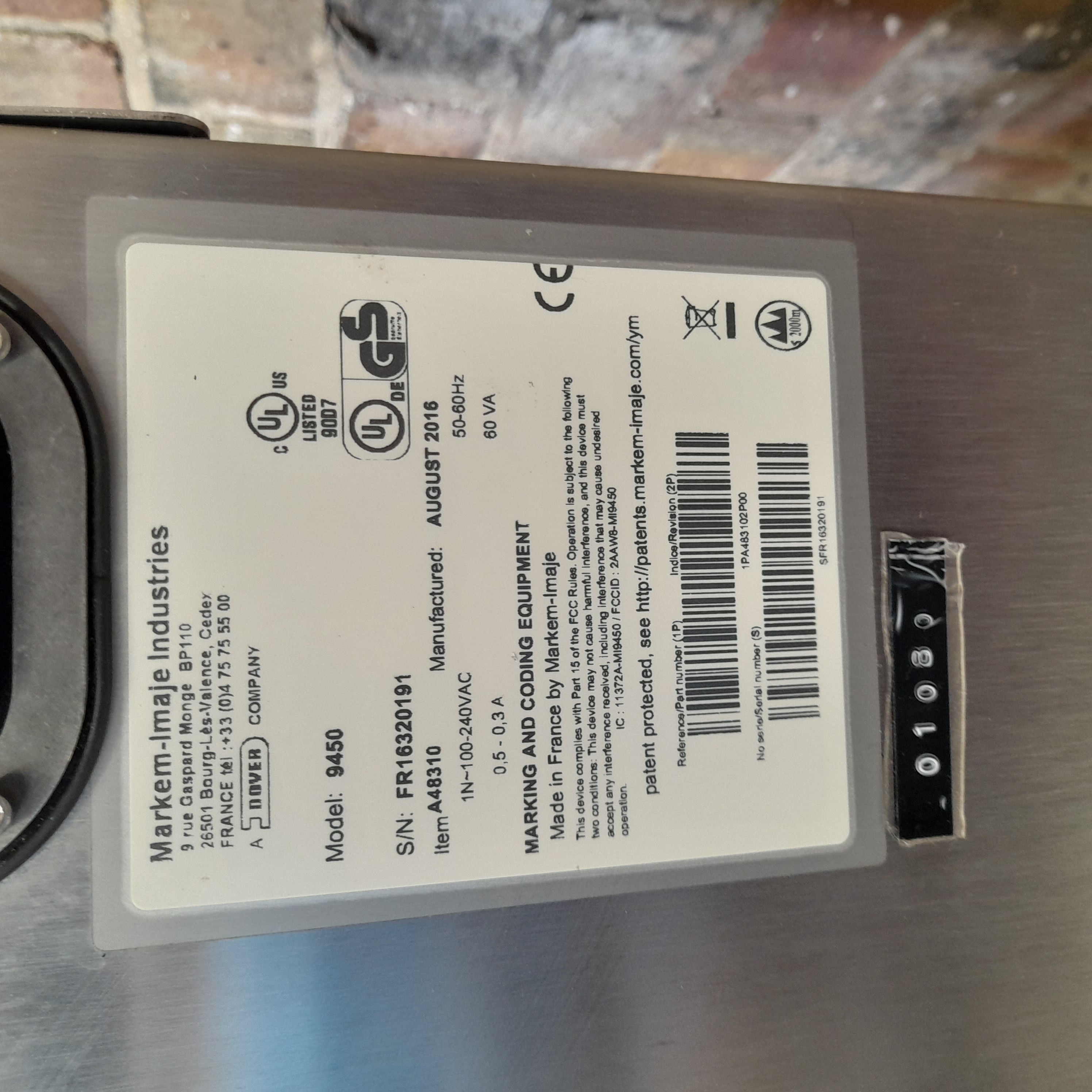 Used Markem Imaje Printer