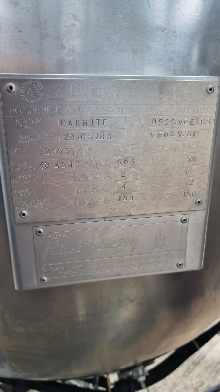 Used Auriol M500.VBEXCSP