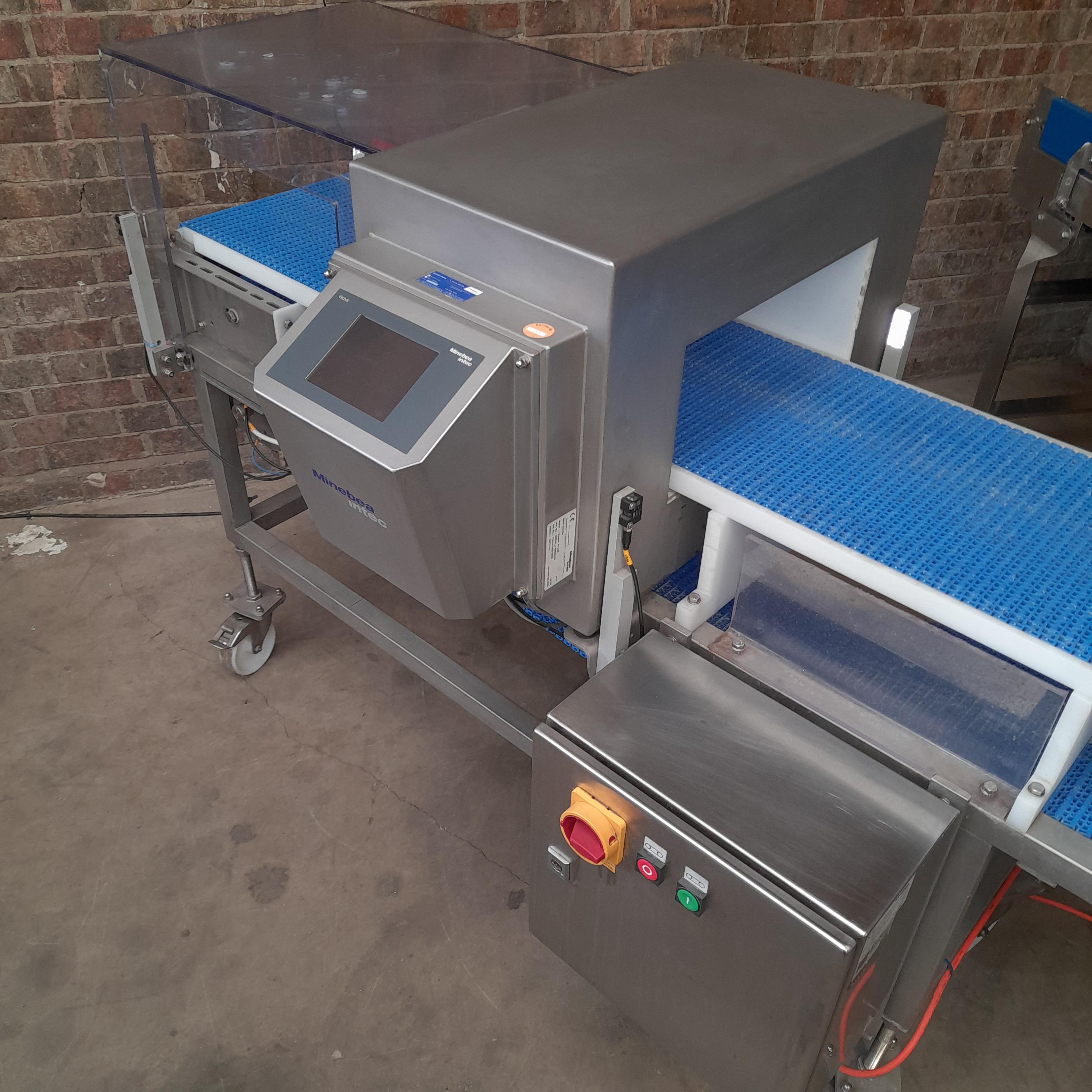 Used Minebea Intec Metal Detector and Conveyor
