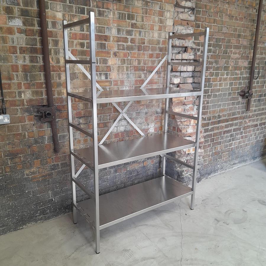 Used Stainless Steel Shelving Unit