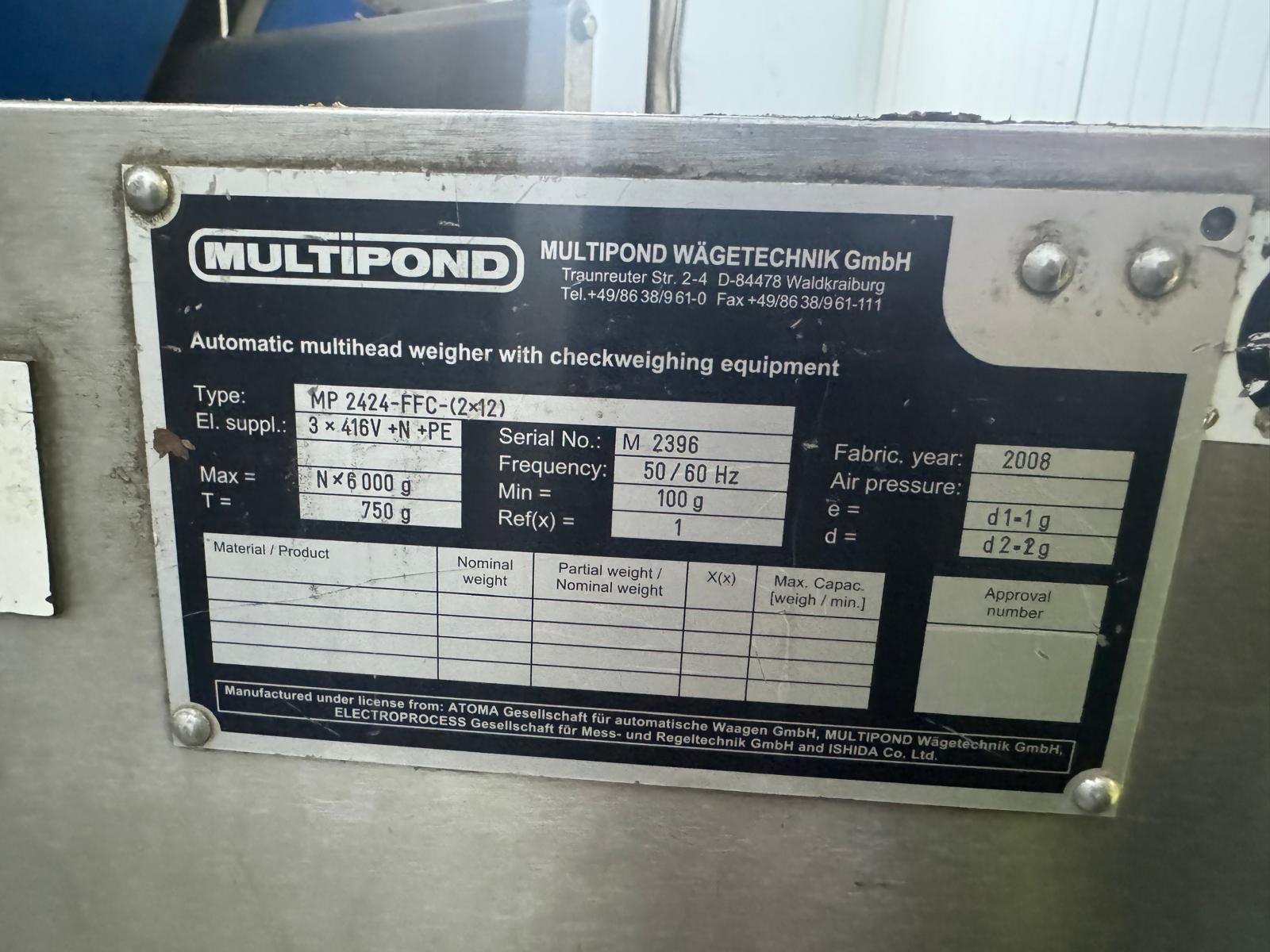 Used Complete VFFS Bagging Line