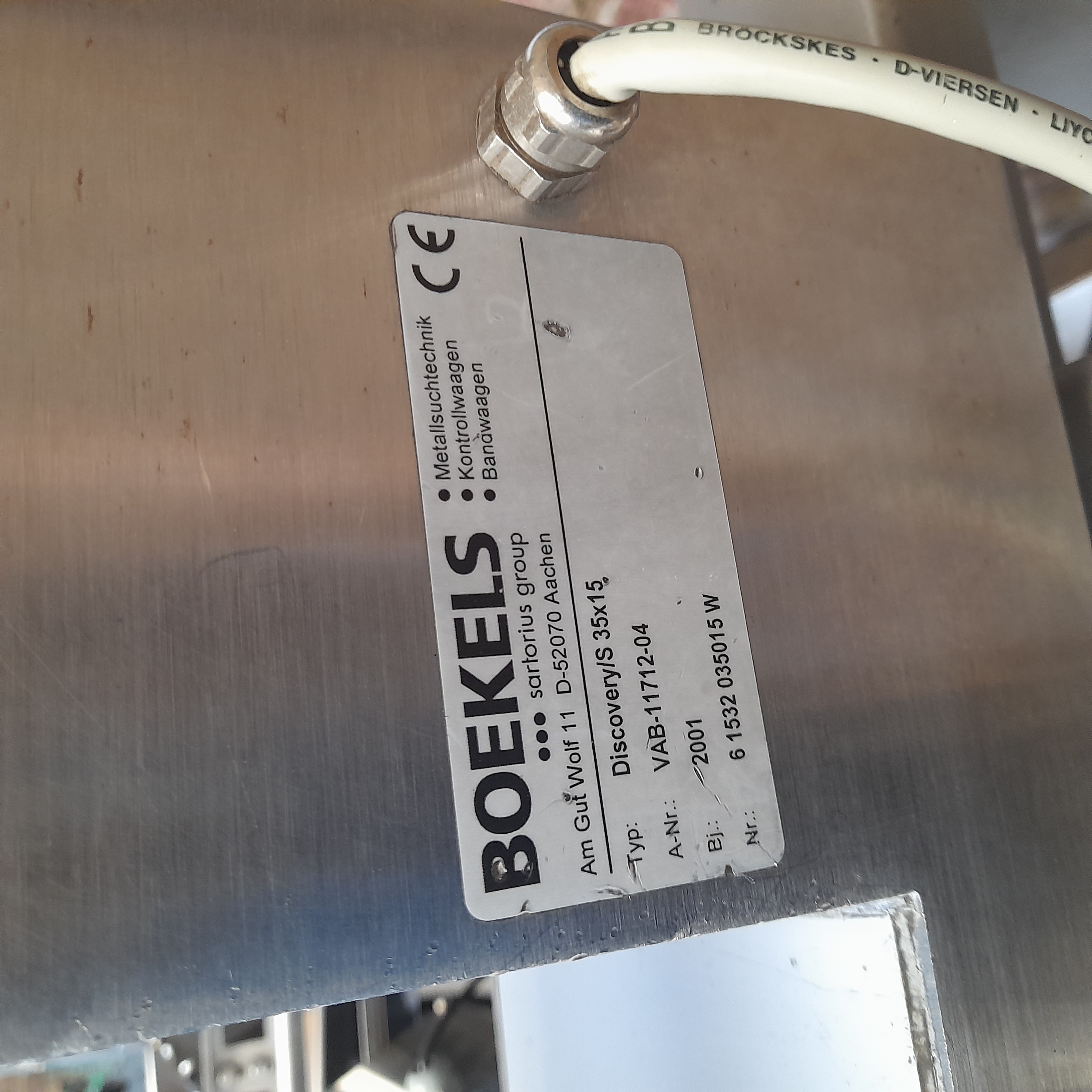 Used Ishida Checkweigher & Bockels Metal Detector