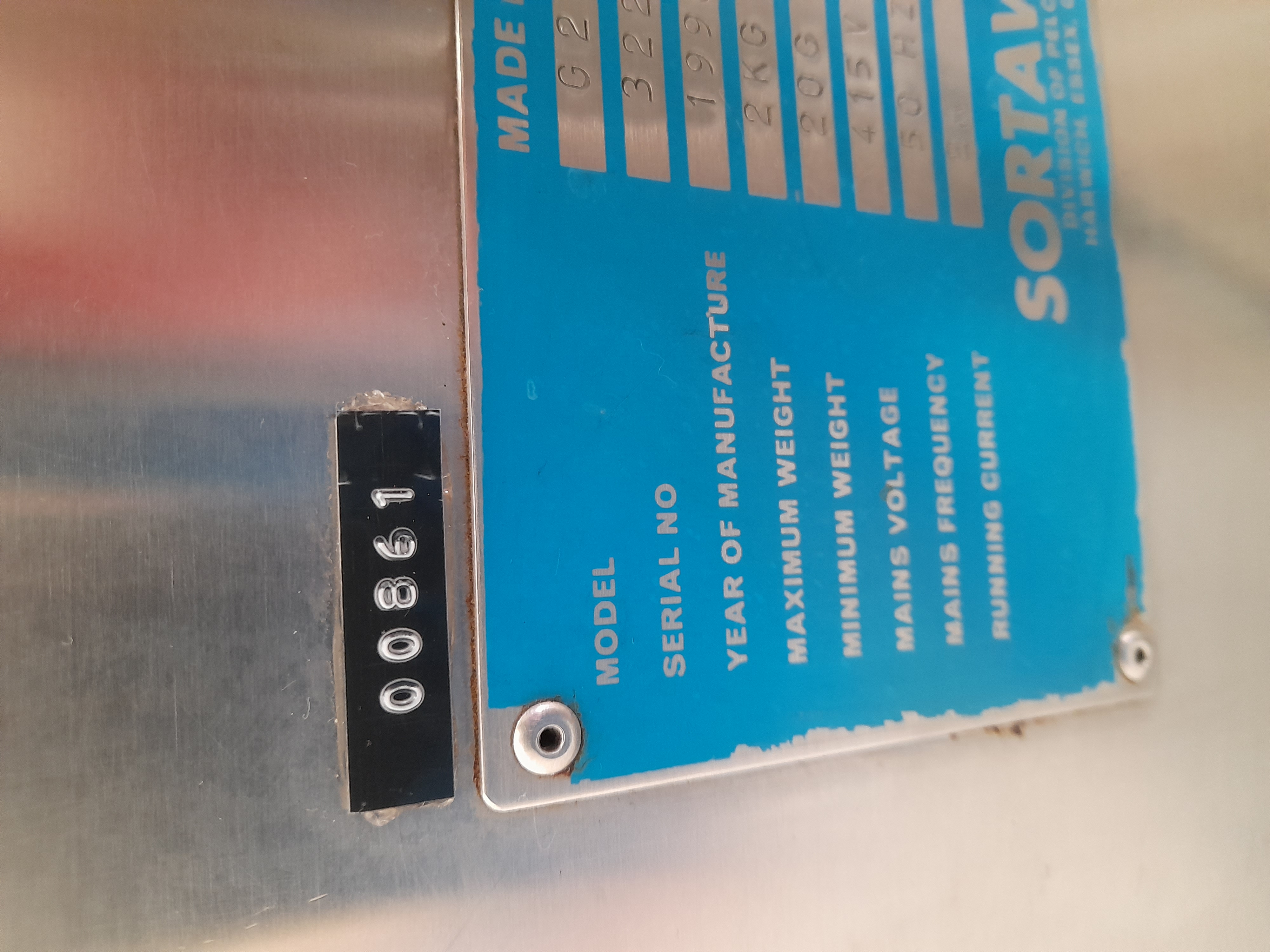 Used Delford Guardian Checkweigher