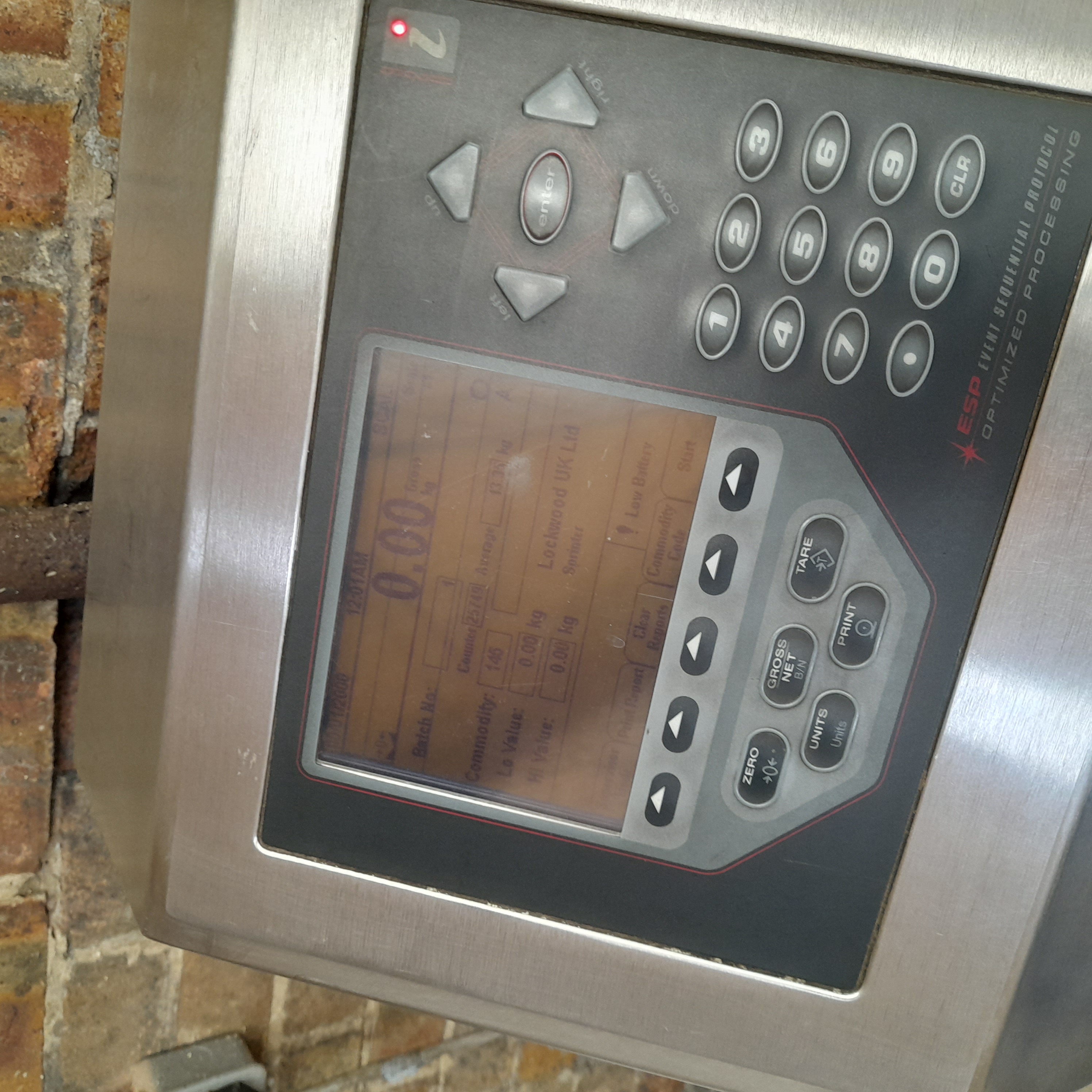 Used Lockwood Printer Checkweigher