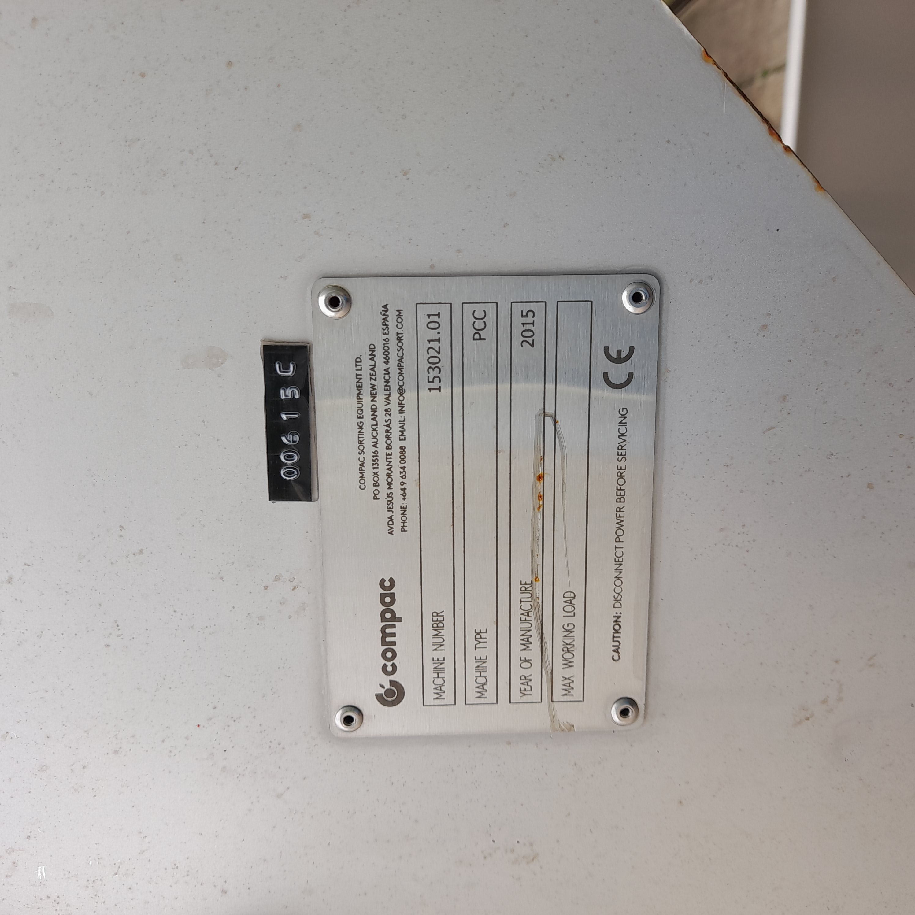 Used Compac Chain Conveyor