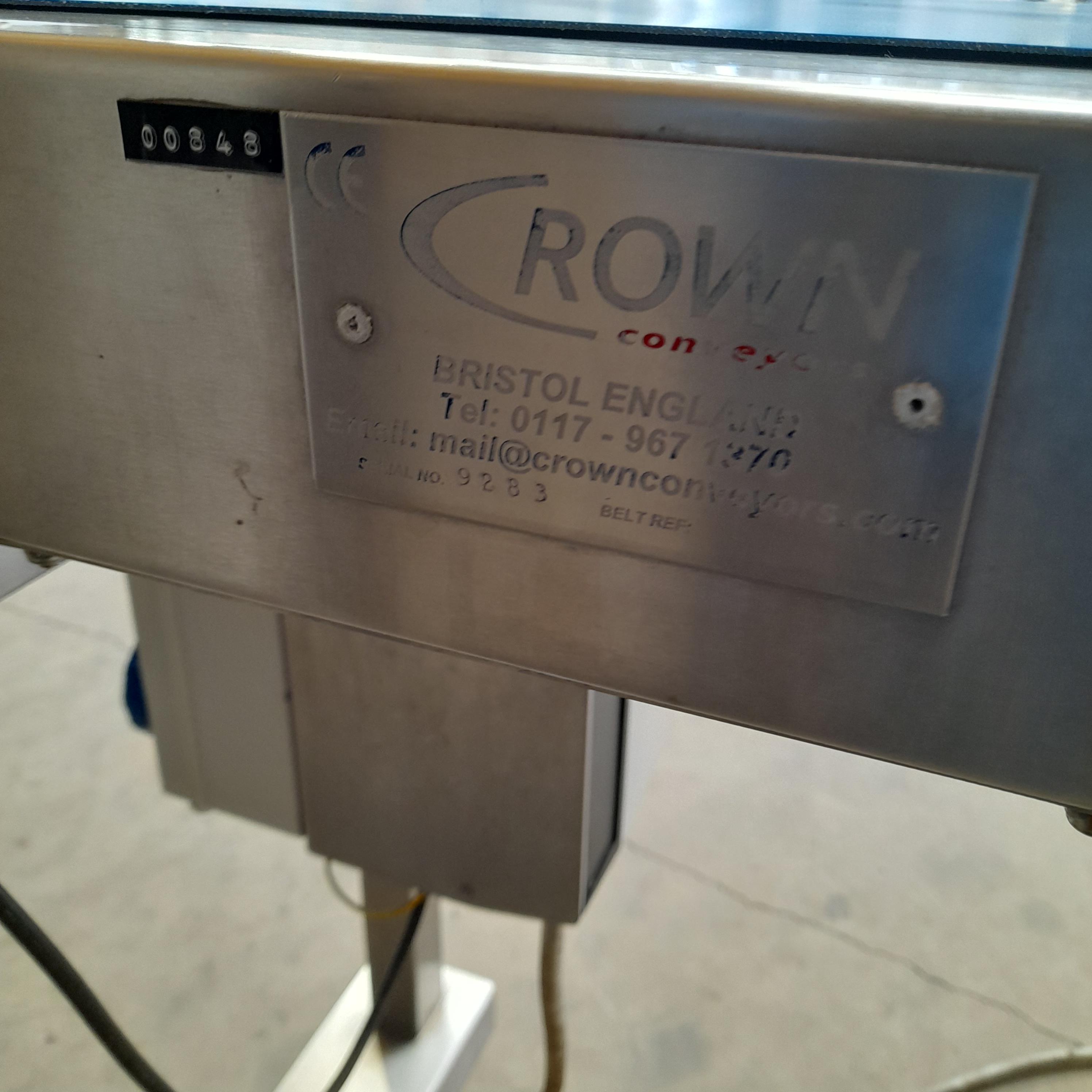 Used Crown Conveyors Straight Conveyor