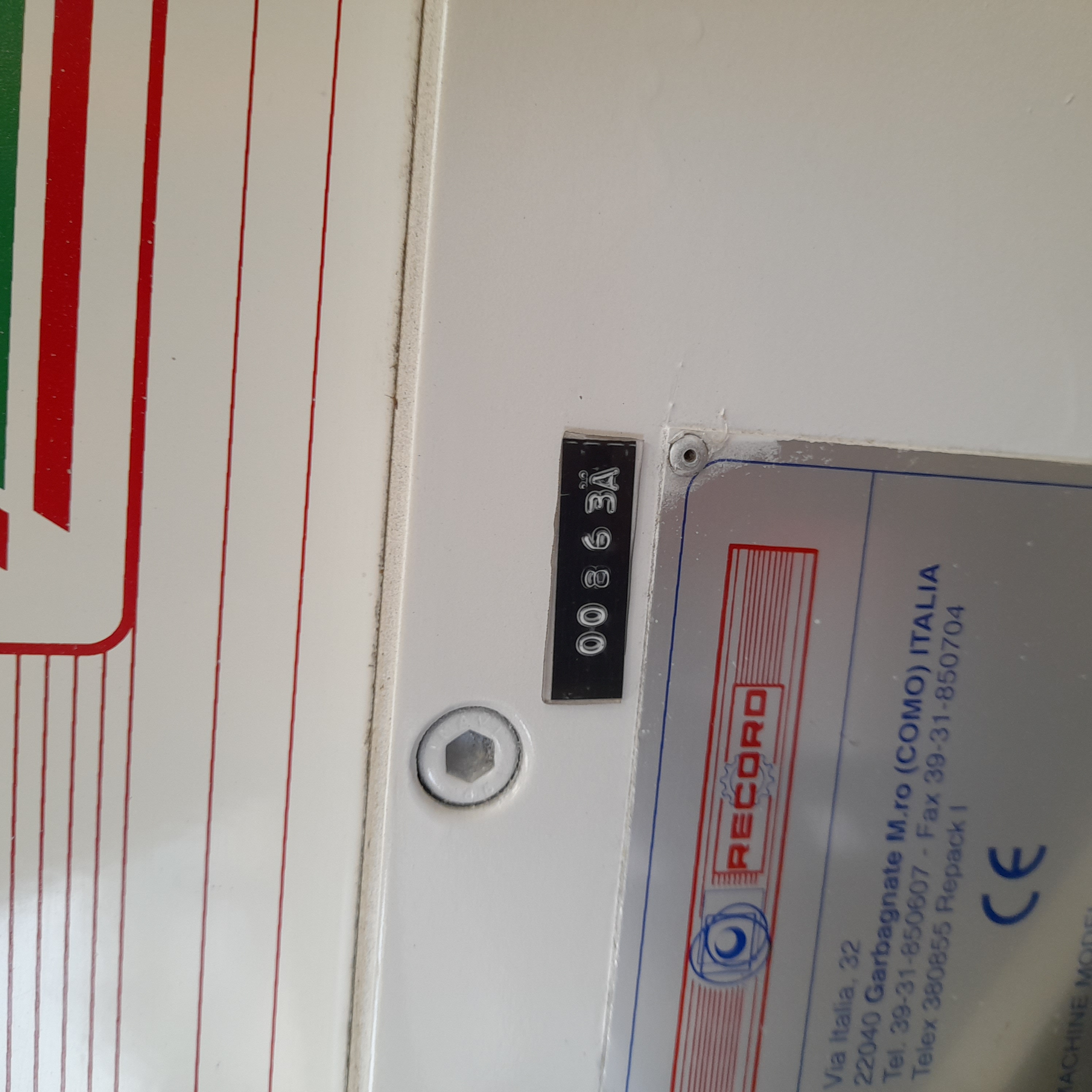 Used Record Panda 2000 Flow Wrapper