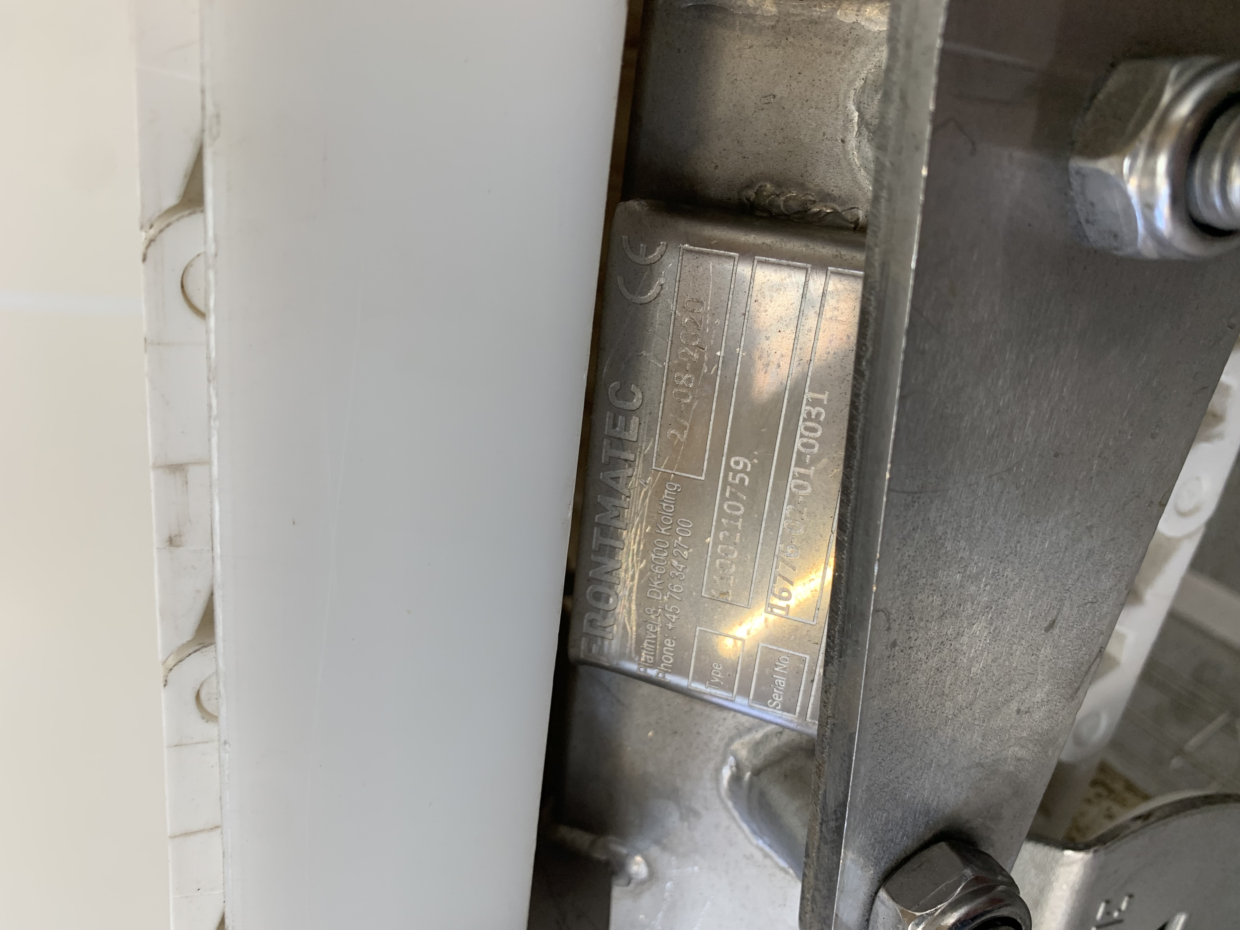 Used Used Frontmatec Conveyor