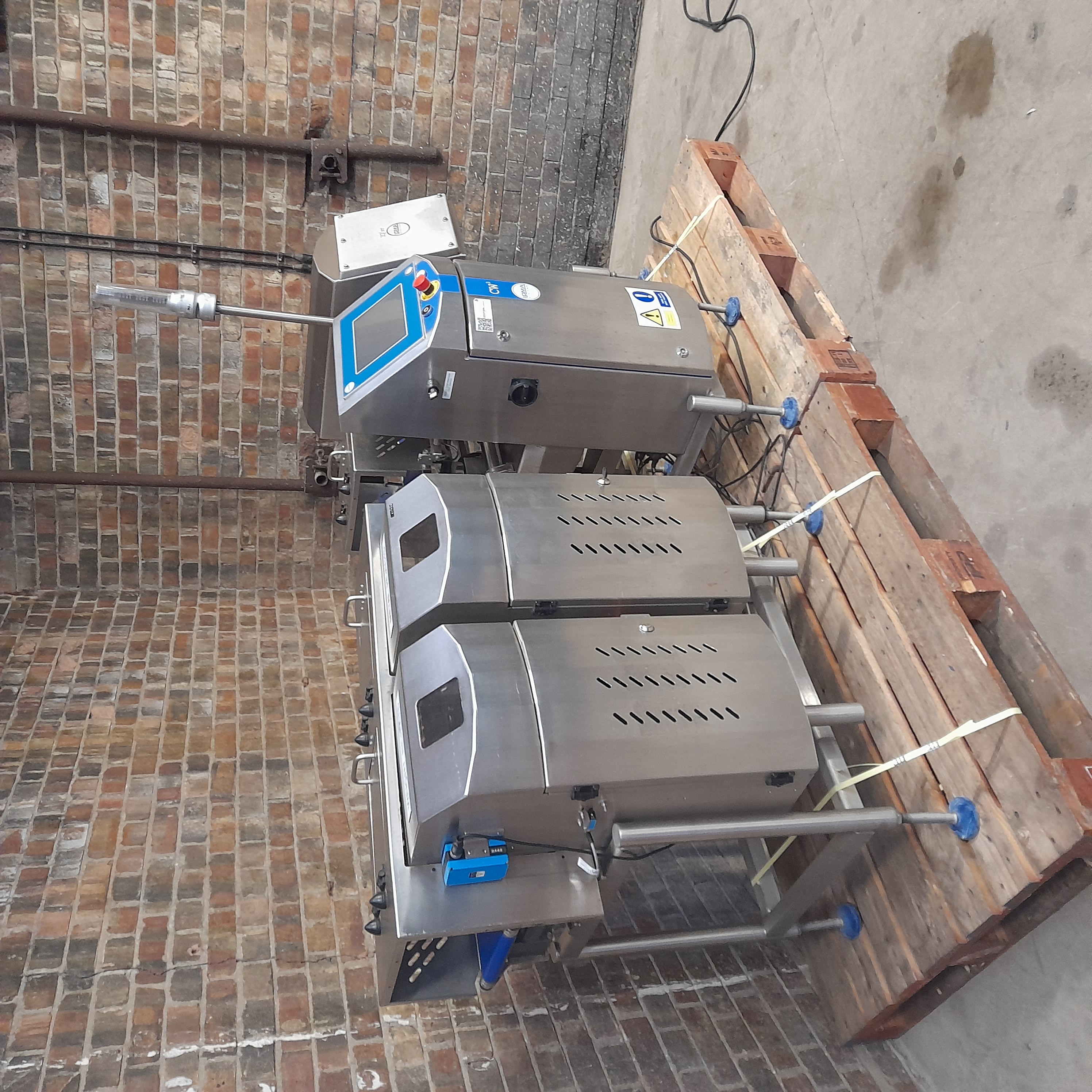 Used Loma Metal Detector Checkweigher & Reject Bins