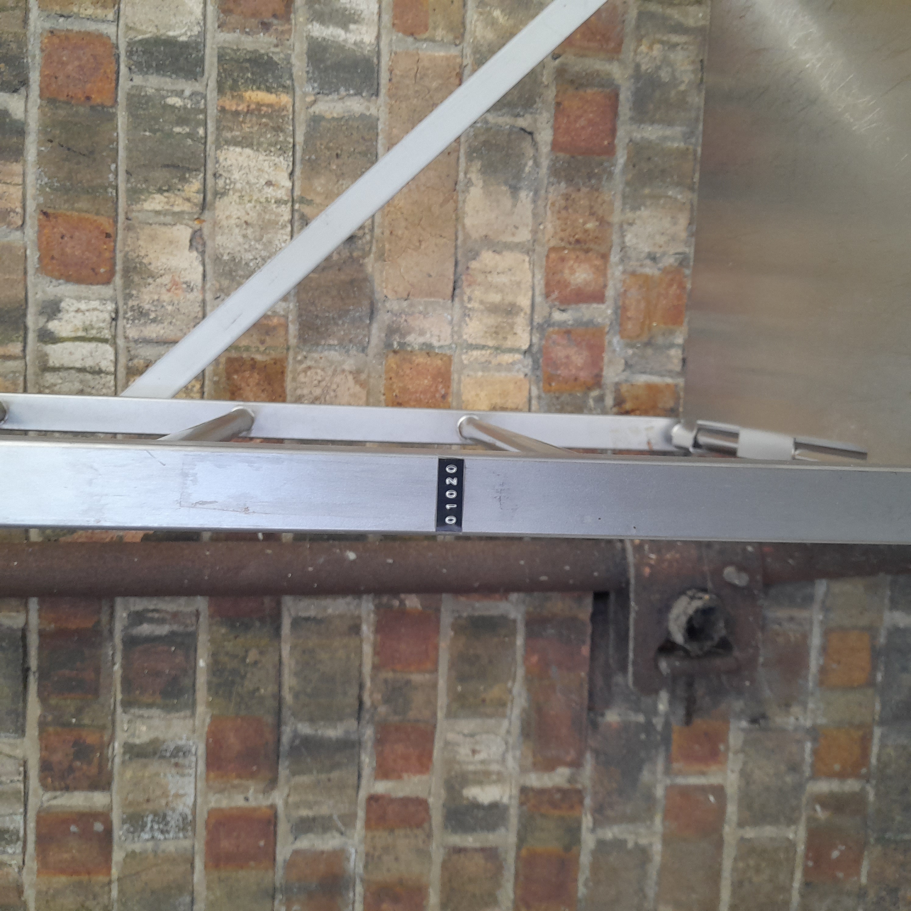 Used Stainless Steel Shelving Unit