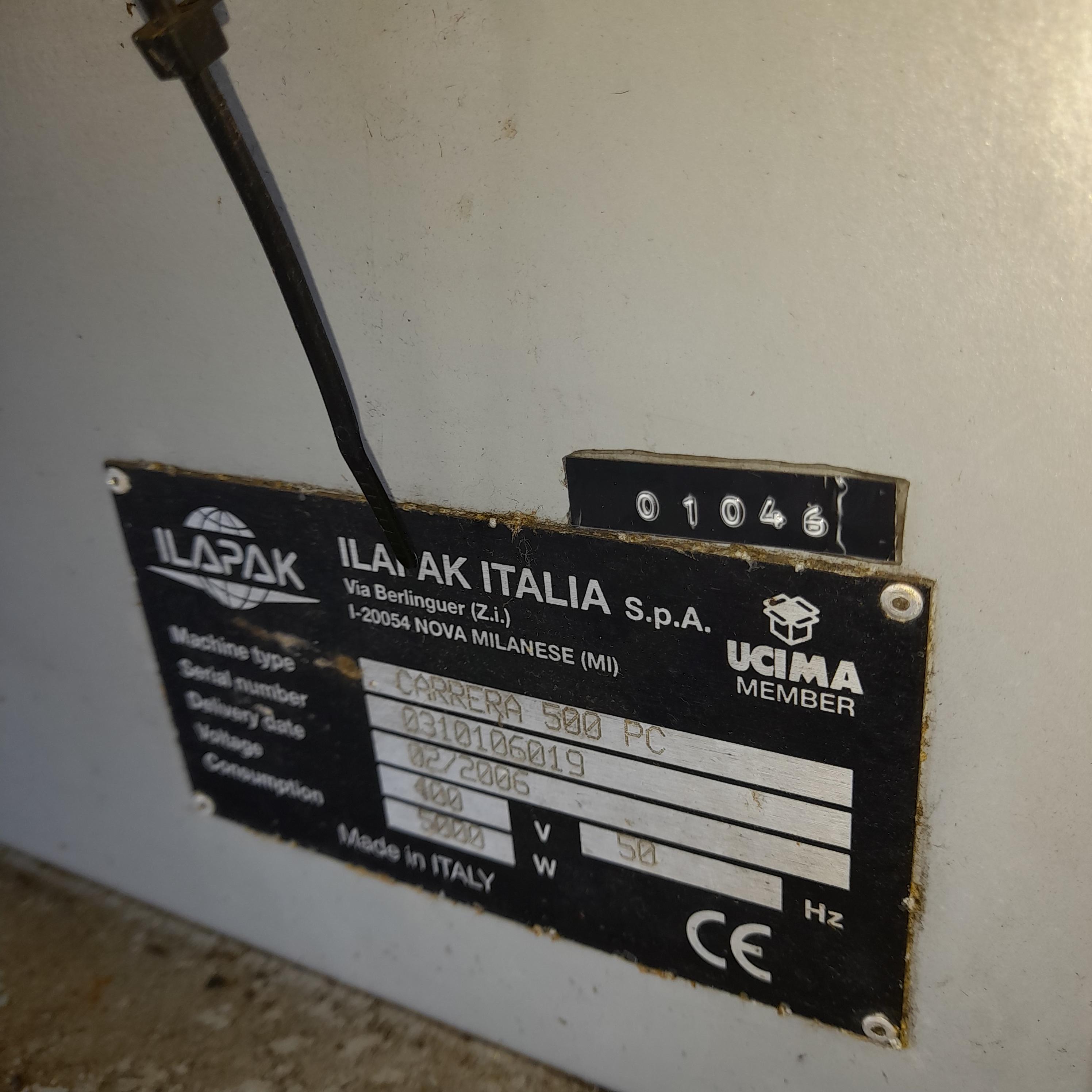 Used Ilapak Carrera 500 PC Flow Wrapper