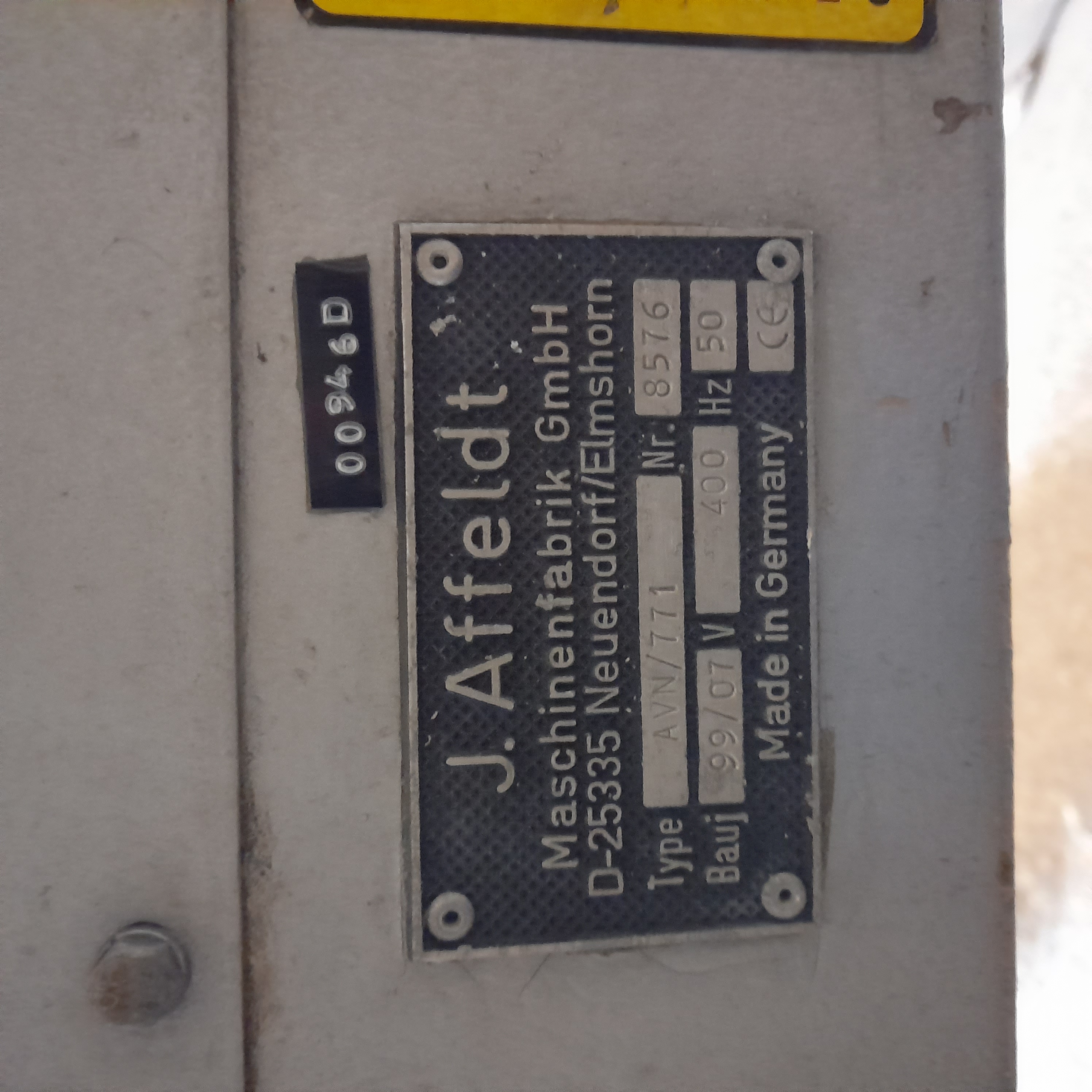 Used Affeldt Bagging Line