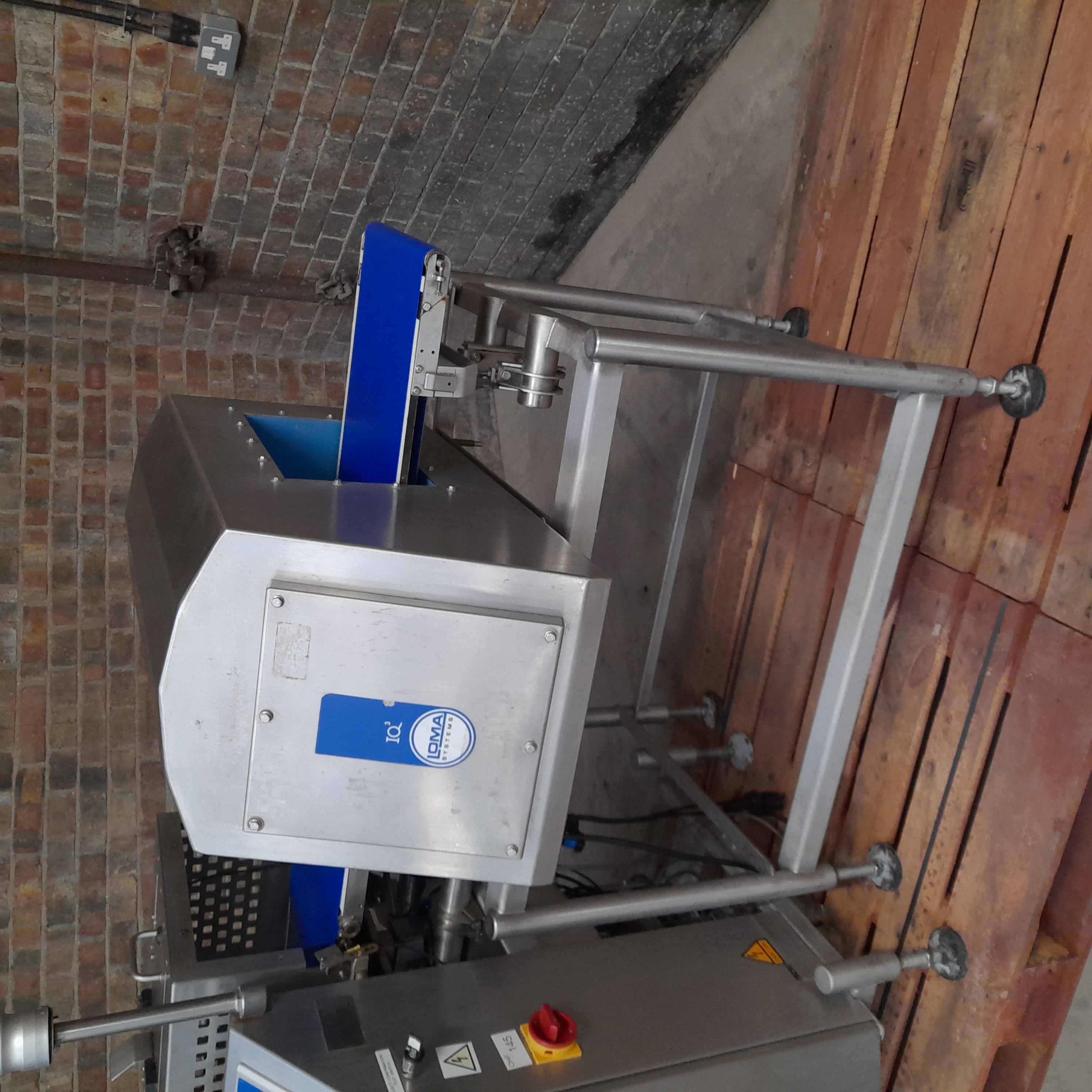 Used Loma IQ3 Metal Detector, Checkweigher & Bins