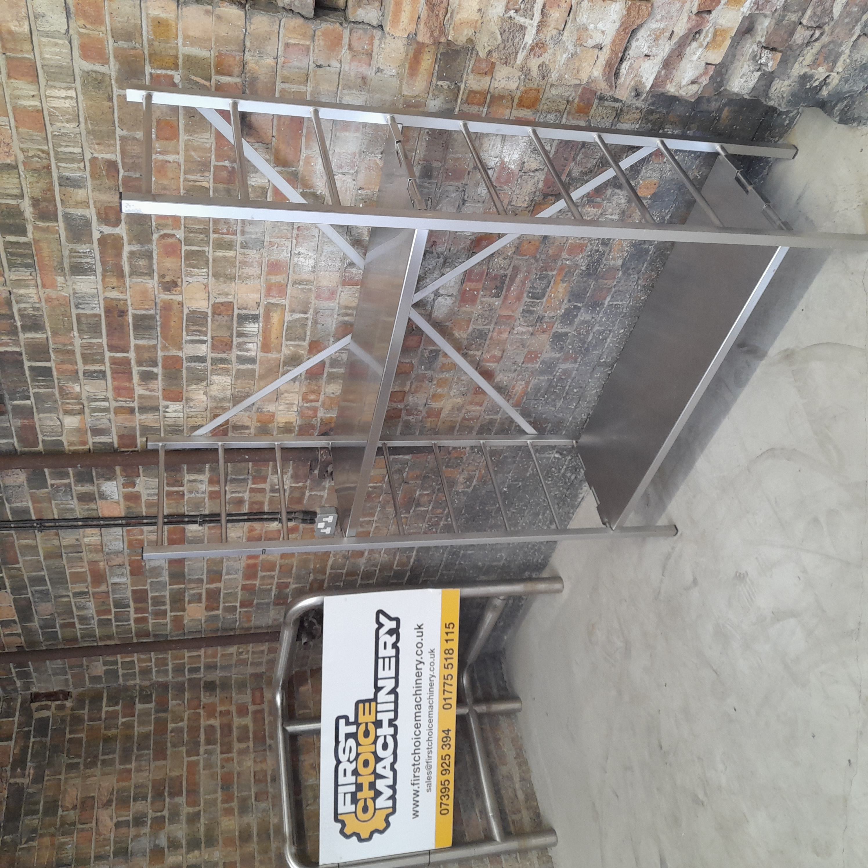 Used Stainless Steel Shelving Unit