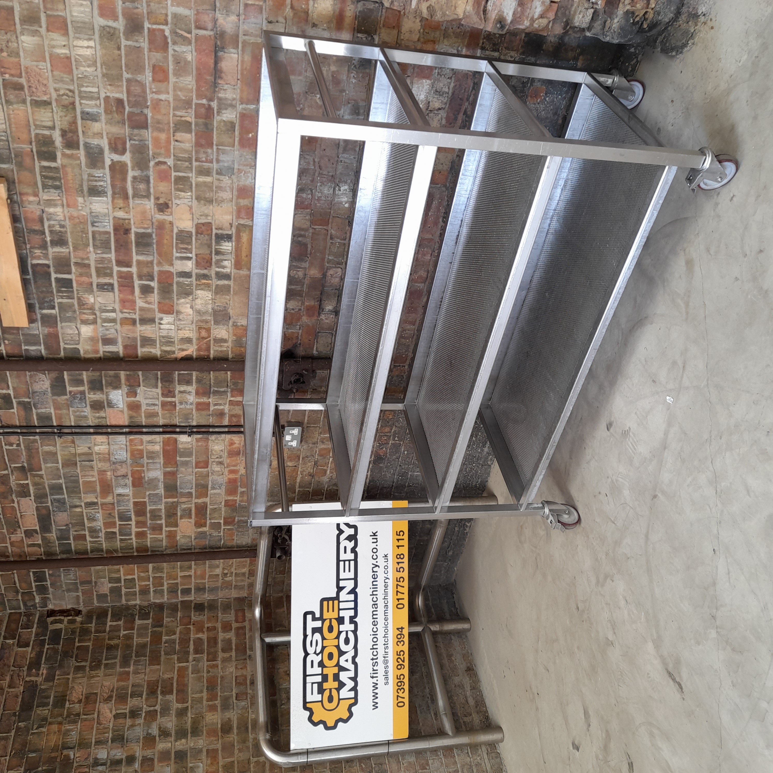 Used Stainless Steel Shelving Unit