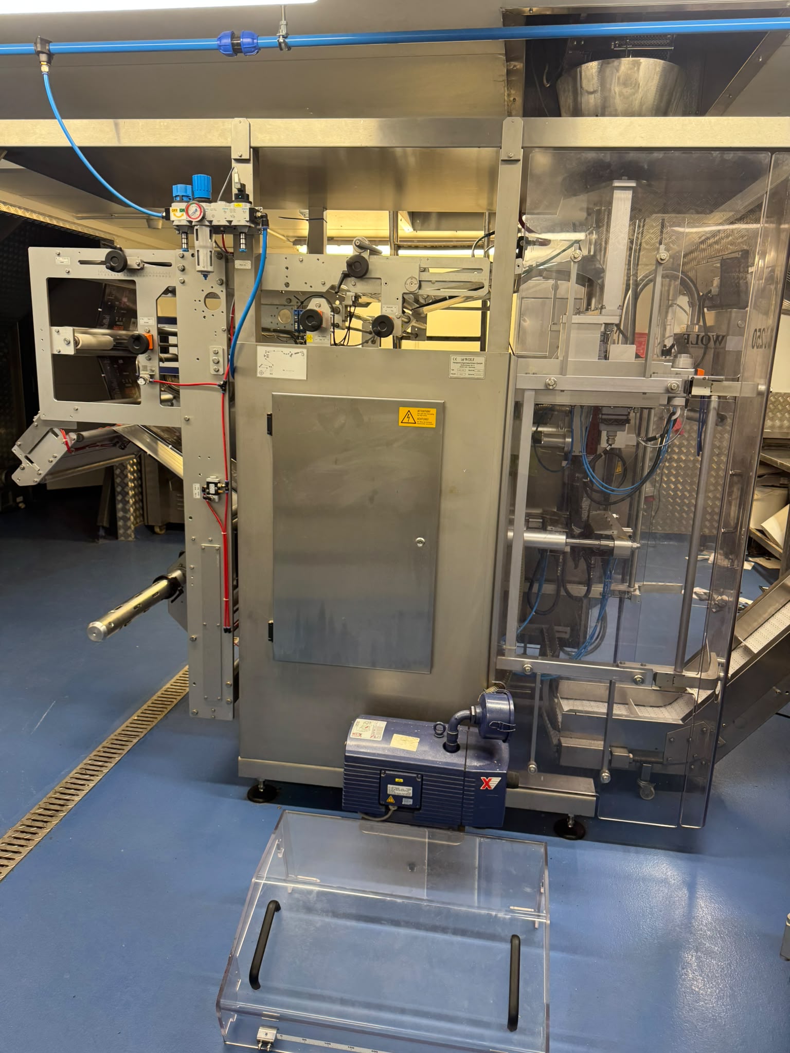 Used USED - 2019 Wolf VPC 250 Stainless Steel VFFS Bagger (with Videojet 6320 & Euroslot Jaws)