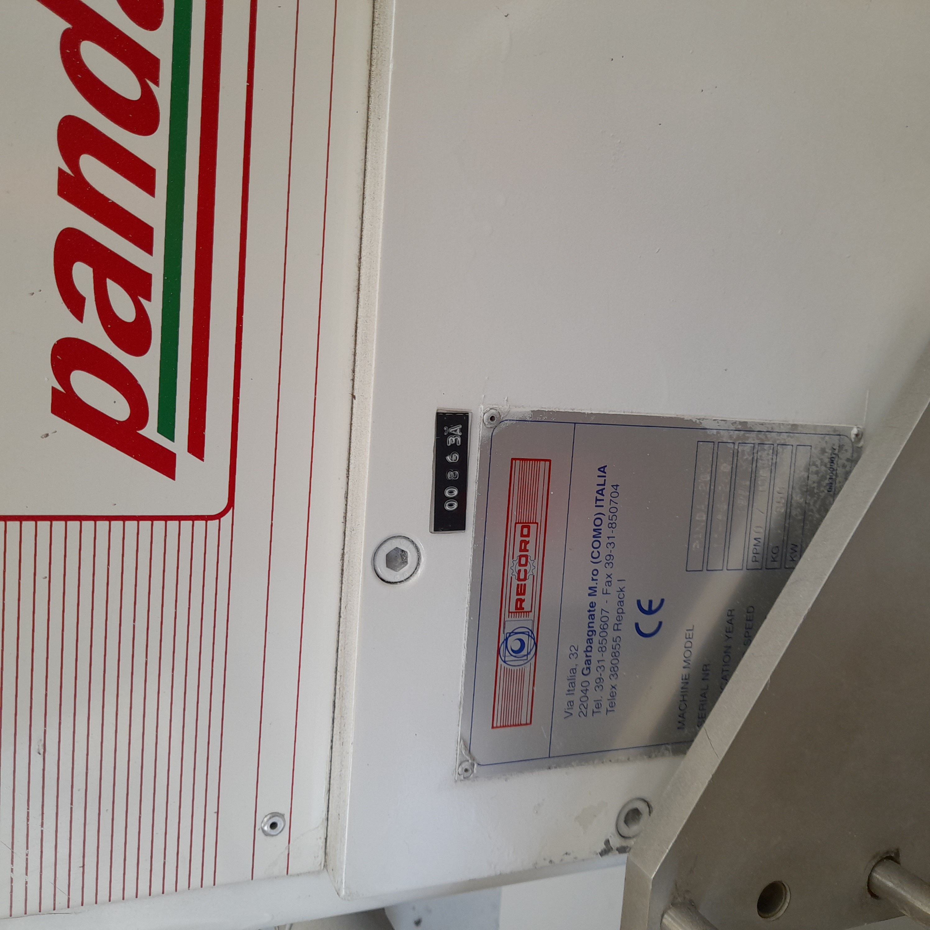 Used Record Panda 2000 Flow Wrapper