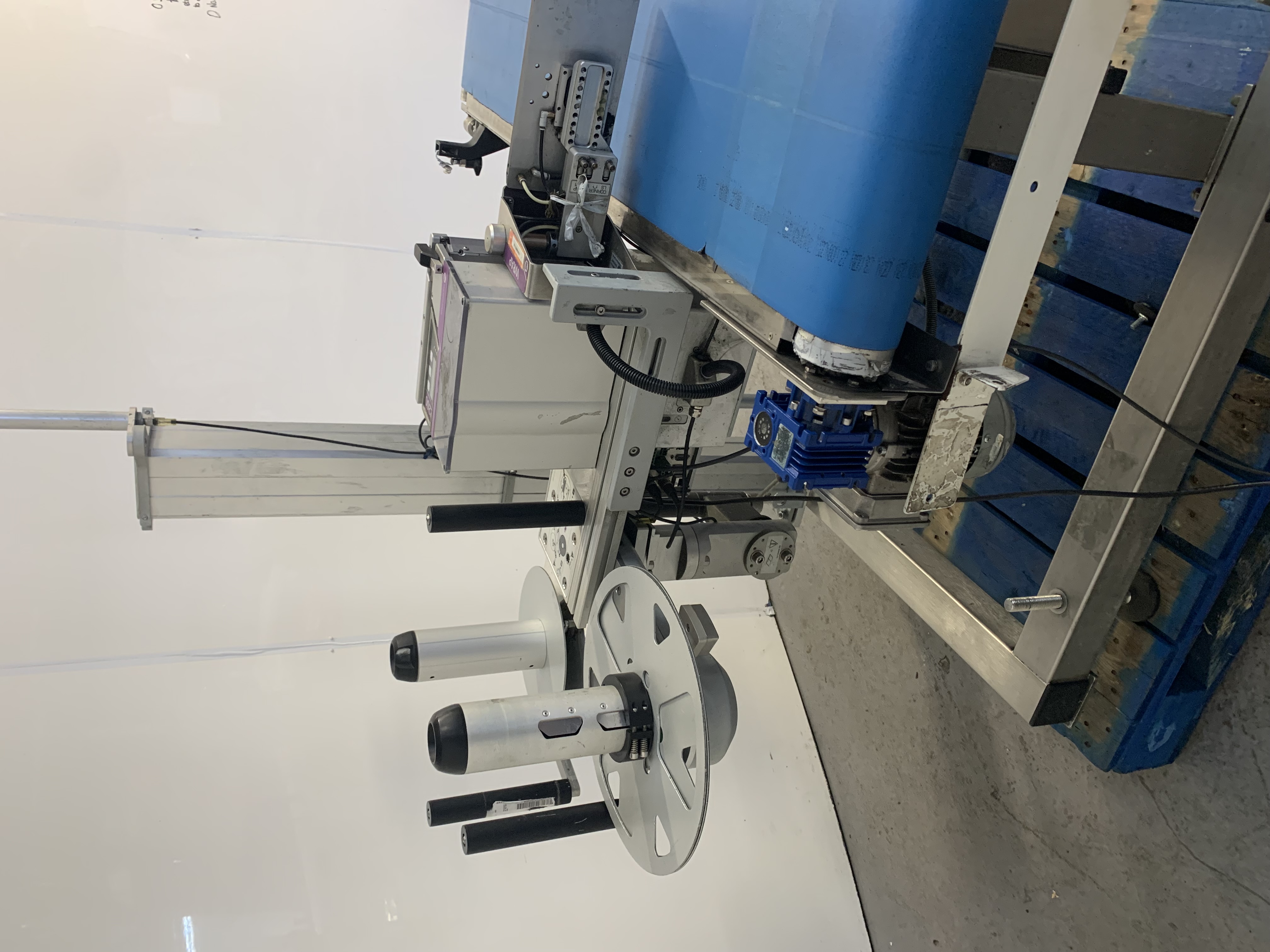 Used Used Conveyor and Printer