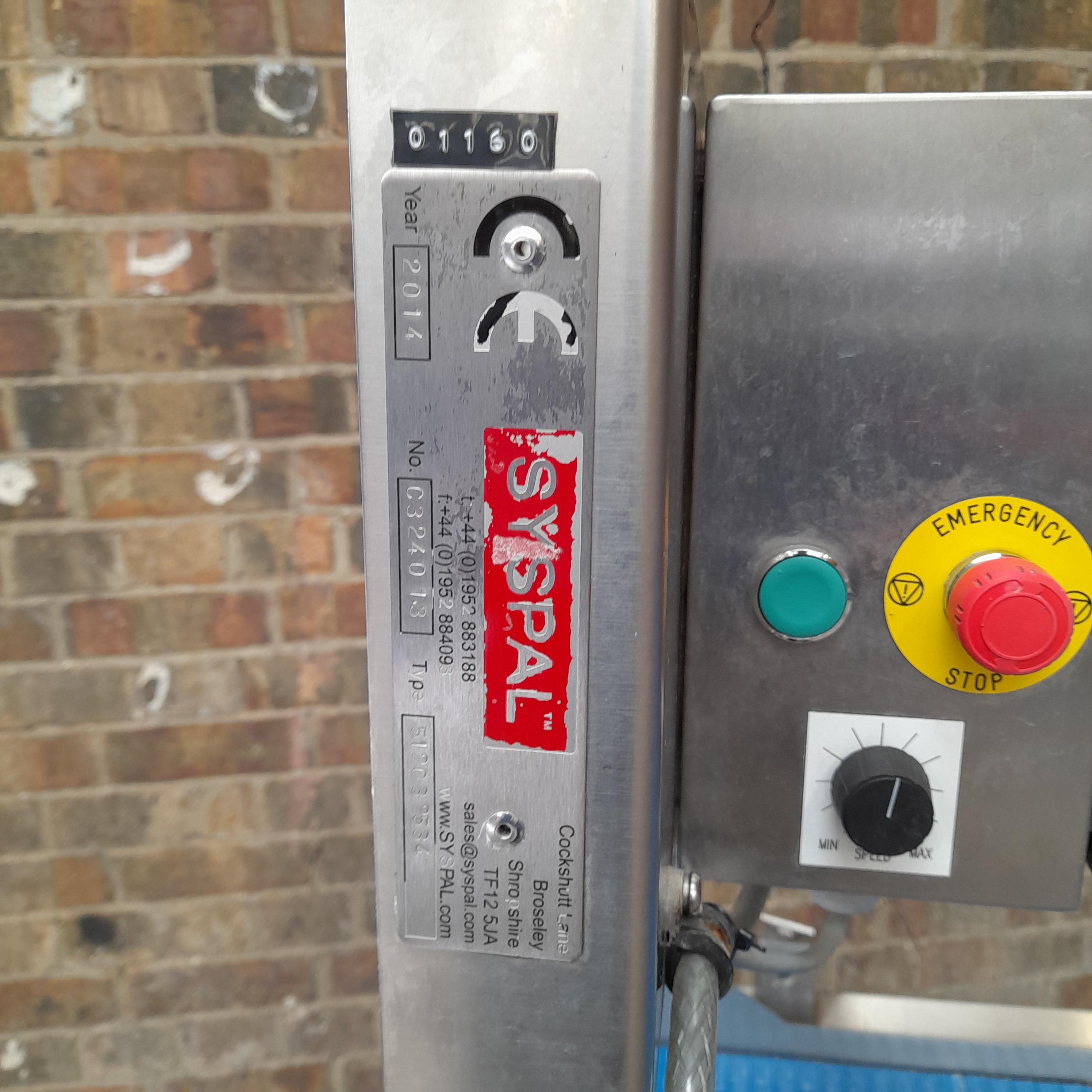 Used Syspal Straight Conveyor