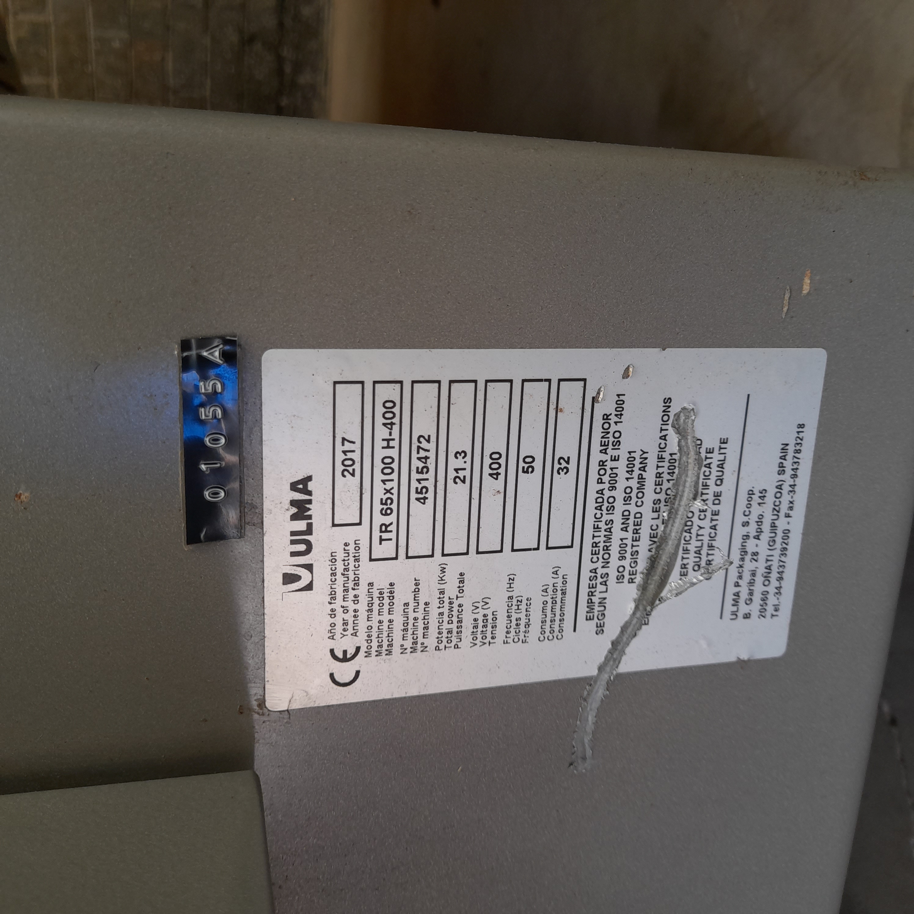 Used Ulma Heating Shrink Tunnel