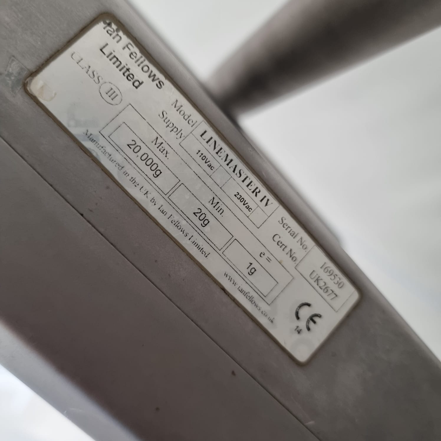 Used Linemaster Marco Digital Weighing Scales