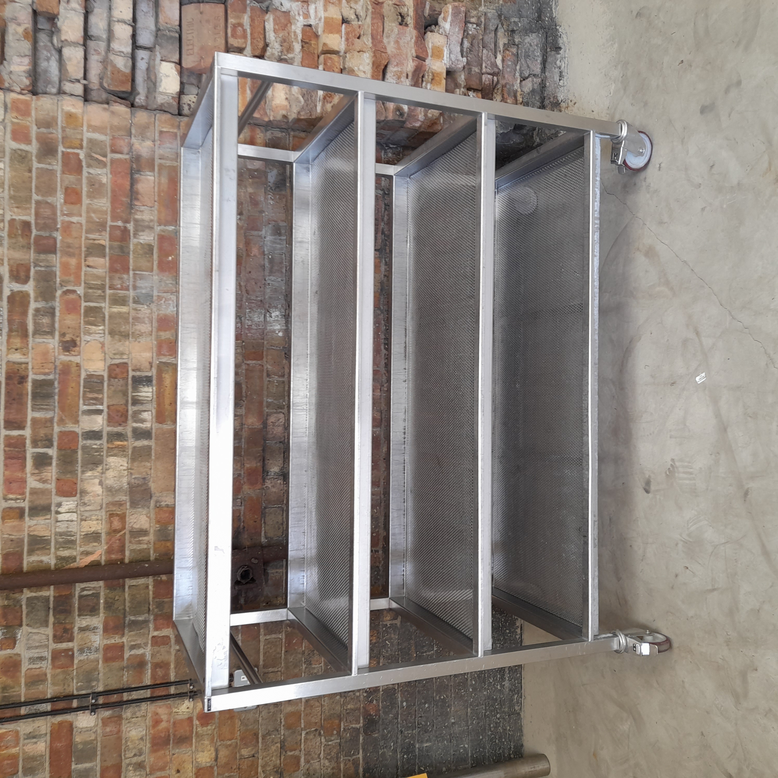 Used Stainless Steel Shelving Unit