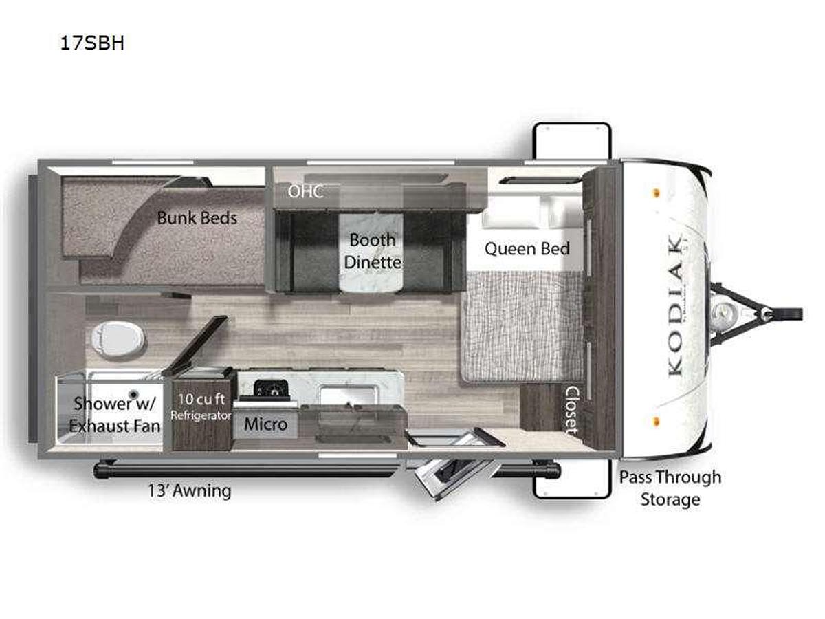 New 2025 Dutchmen RV Kodiak SE 17SBH