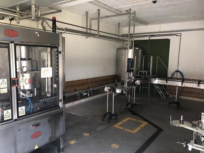 Brugt Fyldelinie til flasker Monoblocco OCIM 18/6