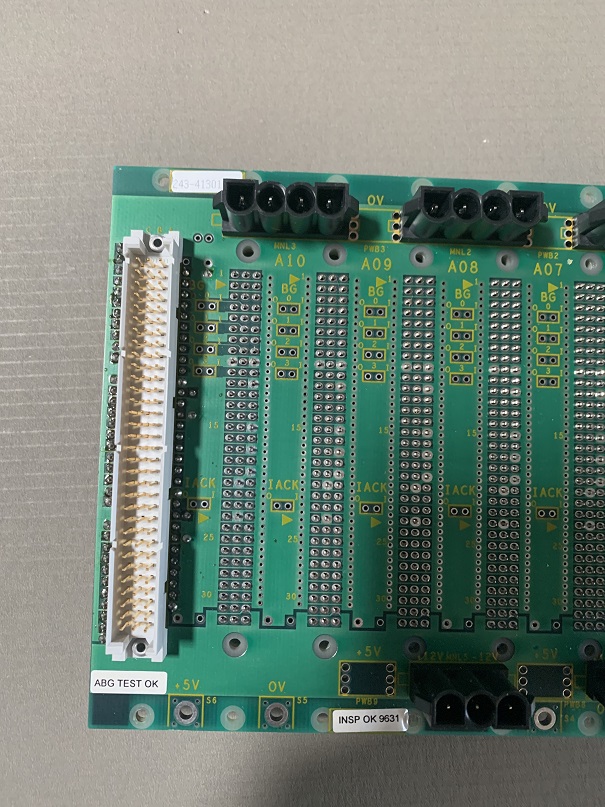 Used Vero VMExcel J1 243-413011 Backplane PCB Board