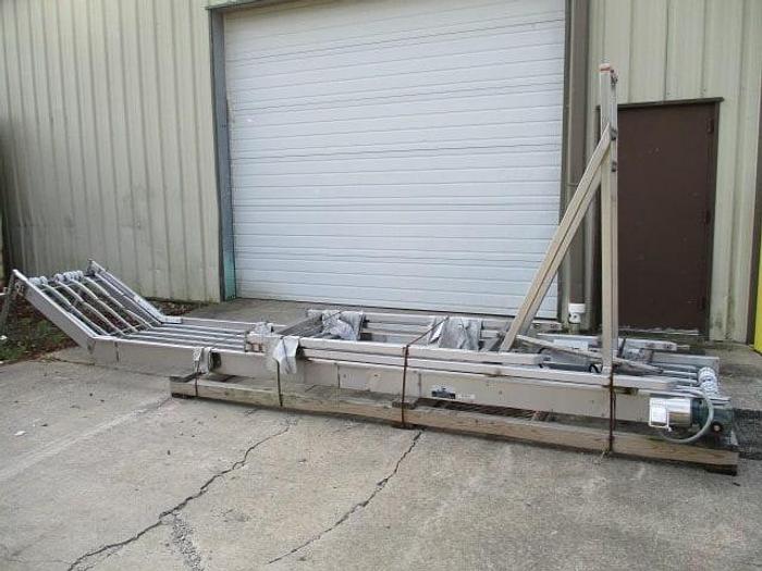 Used Kleenline Conveyor; 30"W; Infeed Incline