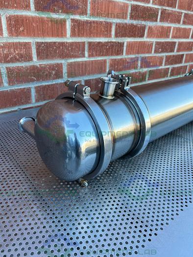 Used Stainless Steel Shell / Tube w/ Micron Filter 8.5" x 40"