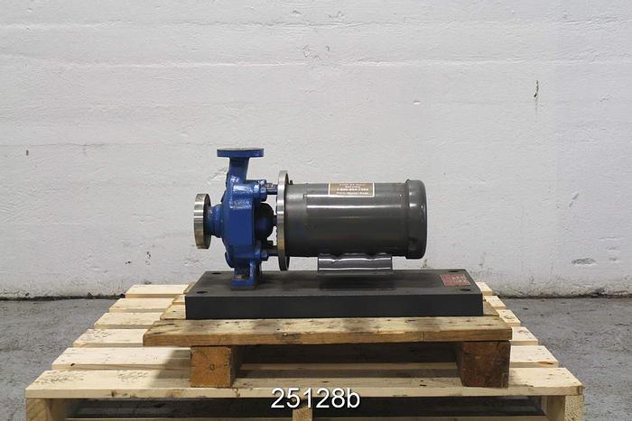 Used Goulds 3100 Goulds 3100 Low Pressure Pump, 1X1.5X6, 5 Vane Impeller, 4" Diameter Impeller, Stainless Steel Impeller, Stainless Steel Casing, Ductile Iron Stuffing Box, Mechanical Seal, 20, Gpm, 60 Ft Head, 3500 Rpm, 3 Hp Motor, 230/460 Volts, 3450 Rpm