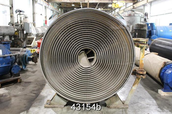 Used Alfa Laval Type 1-H Spiral Heat Exchanger #43154