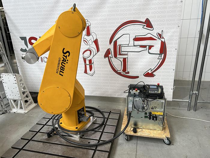 Used Stäubli RX160 6 axis industrial robot for manipulation, plastic machines, laser cutting, palletizing