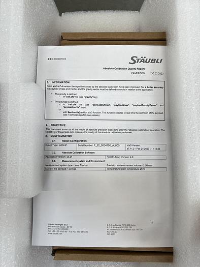 Stäubli TX60L 6-axis industrial robot new