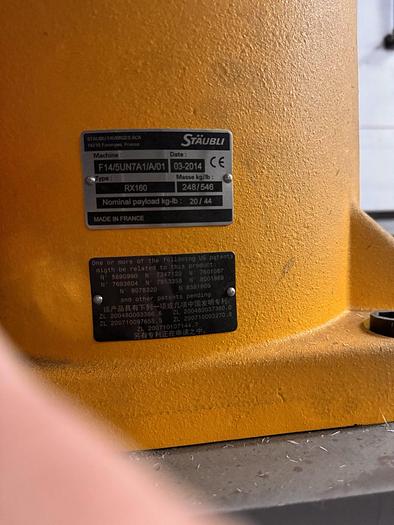 Used 2014 Stäubli RX160