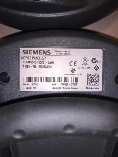 Used Siemens Mobile Panel 277 6AV6645-0CC01-0AX0