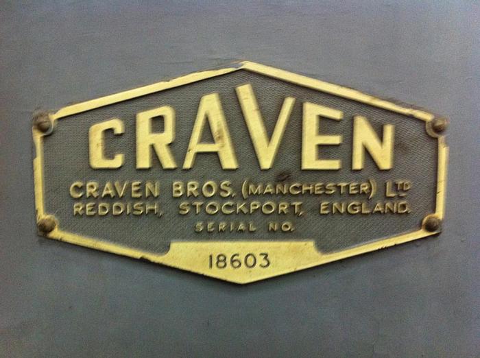 Usato Tornio parallelo CRAVEN 80,5”