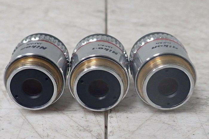 Used Nikon Japan E Plan 4/0.1 160/- Microscope Objective