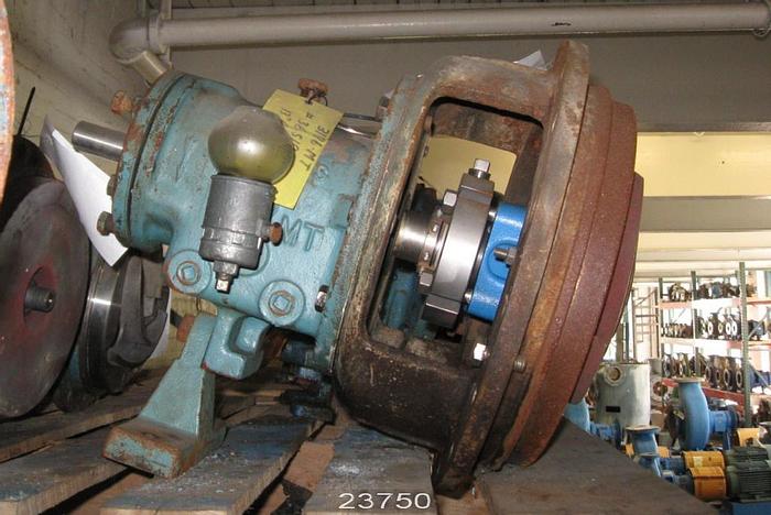 Used Goulds 3196 Power End, 3196MT, 1.5x3x13, 6-Vane 10" Stainless Steel Impeller #23750