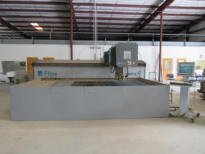 Used 2013 Flow Mach 3 4020B 60,000 PSI 3-Axis CNC Waterjet