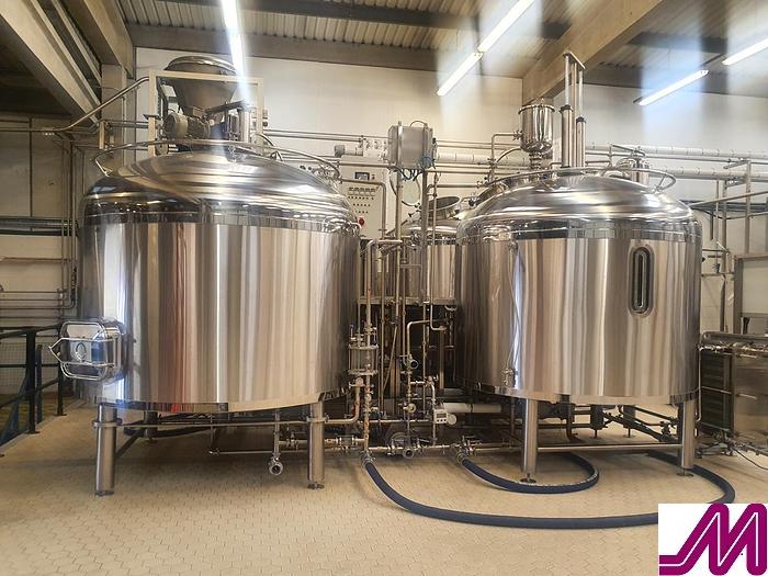 Used 2016 Complete 30Hl Brewhouse with Fermenters and Bight Beer Tanks
