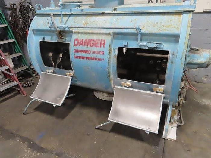 Used LITTLEFORD LODIGE MODEL FKM-2000E HORIZONTAL PLOW MIXER - S/S - 75 PSI JACKET