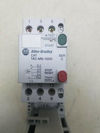 Used ALLEN BRADLEY 140-MN-1000, 140-A01, 140-DC1, 100-C23Z*10.
