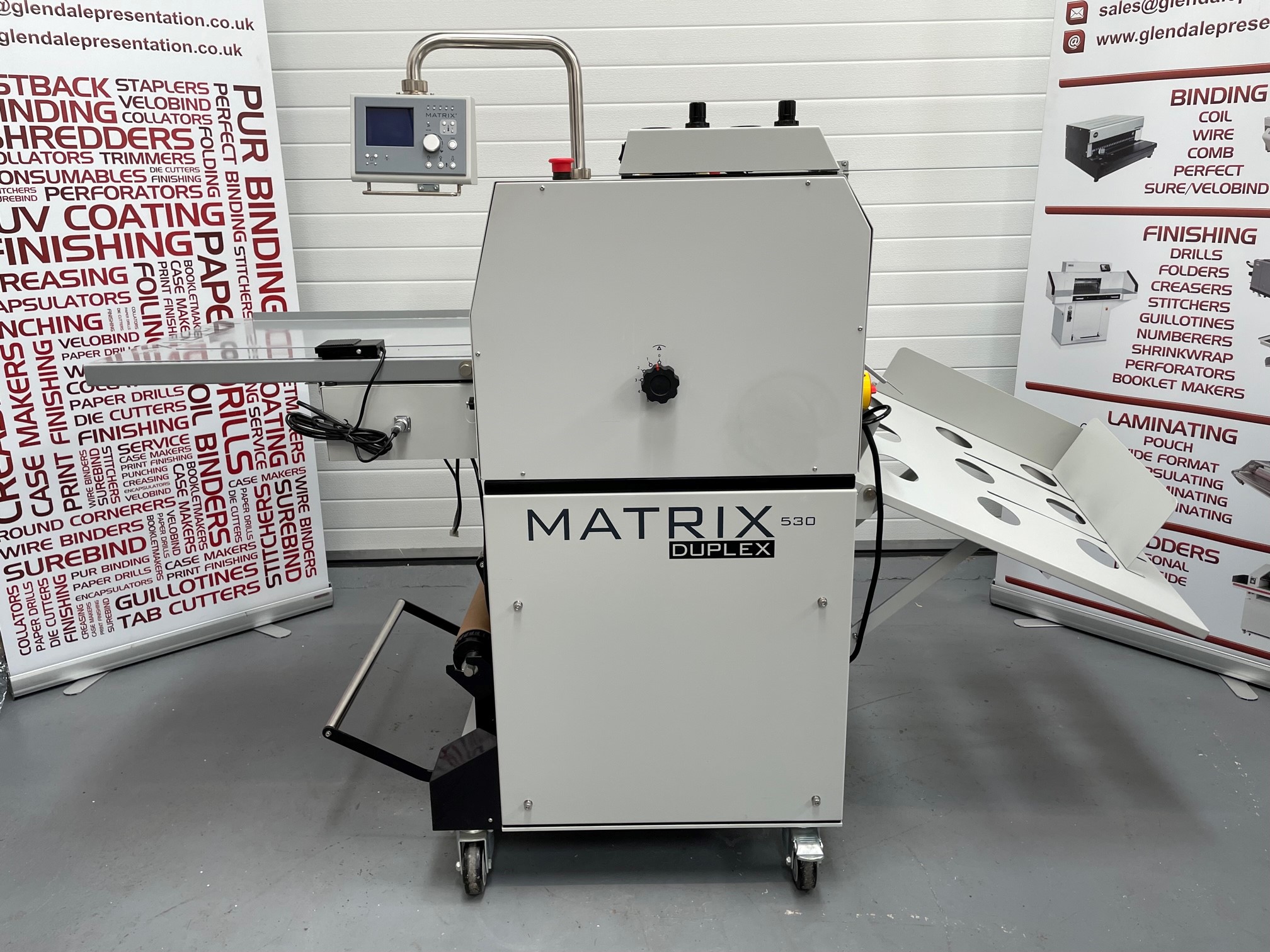 Refurbished Matrix MX-530DP Duplex Laminator