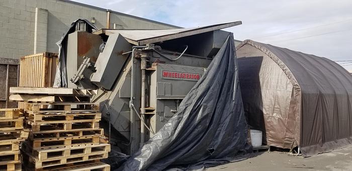 Used WHEELABRATOR 96" SWING TABLE SHOT BLAST