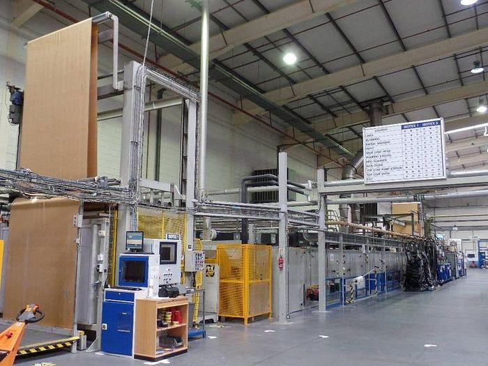Used 2001 1 x 2.2m Isotex Coating Line, 2001-2
