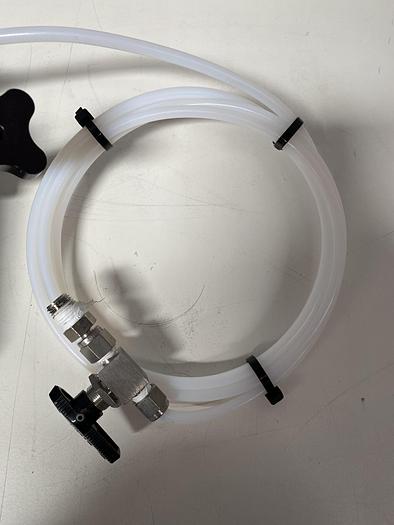 Used Stainless Steel Filter Housing 5" L x 3" Sanitary Fitting w/ Swagelok Valves